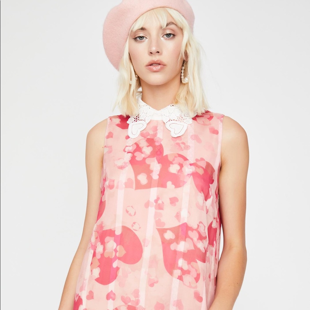 Moon Collection Mod Love Mini Slip Dress
